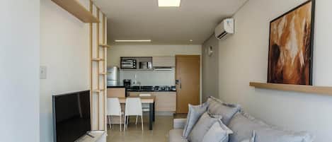 Apartment | Living area | 32-inch Smart TV with digital channels