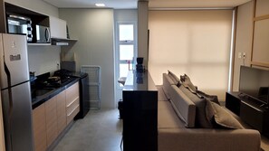 Basic Apartment | Living area - Apts in a Building With Pool and Gym - GRL (Anapolis)