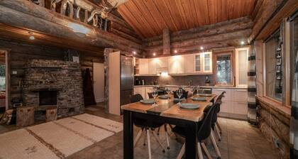 Traditional Log Cabin with the Best Location in Ruka