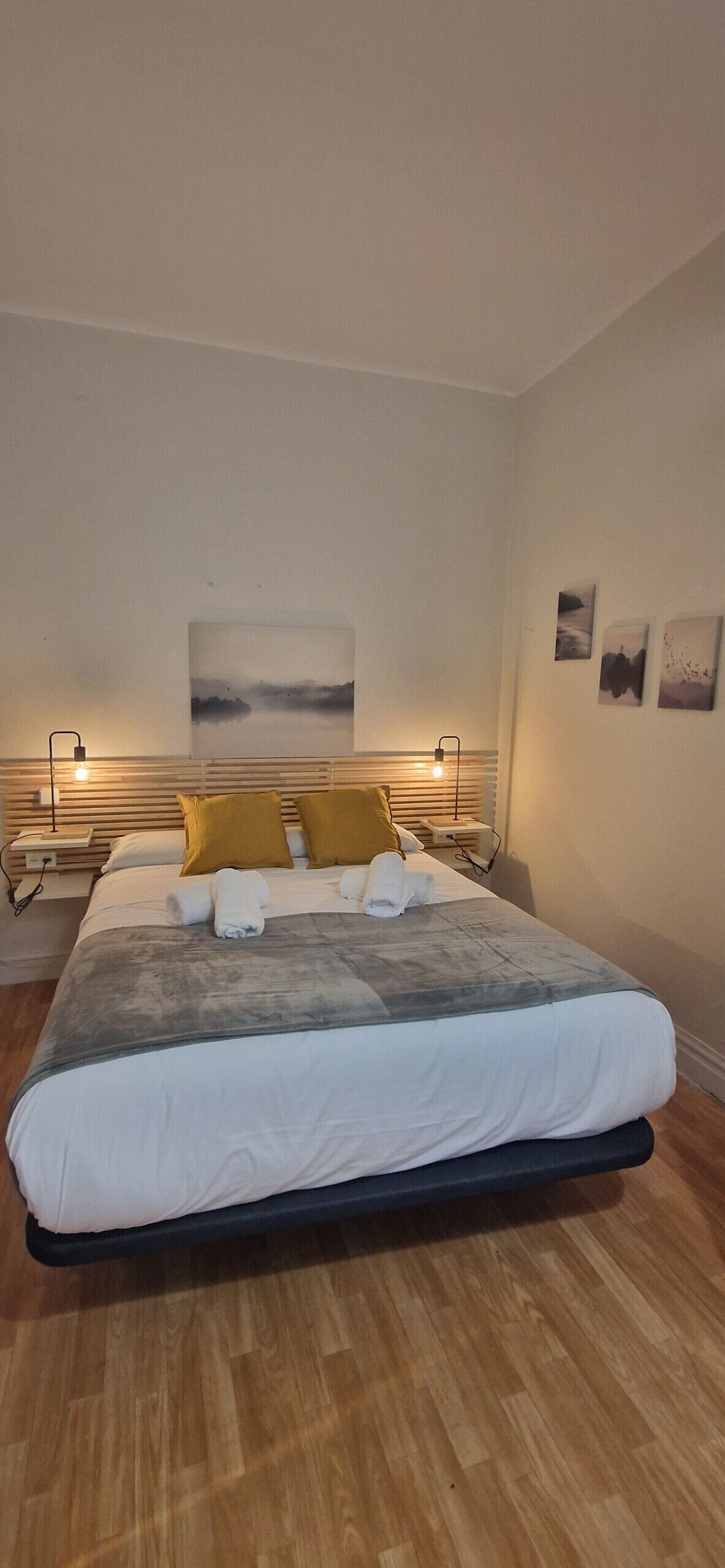 Iron/ironing board, bed sheets