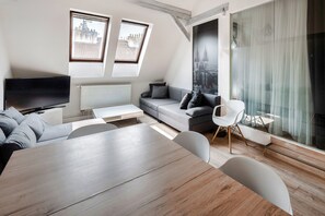 Living area - Apartment & Parking (Prague)