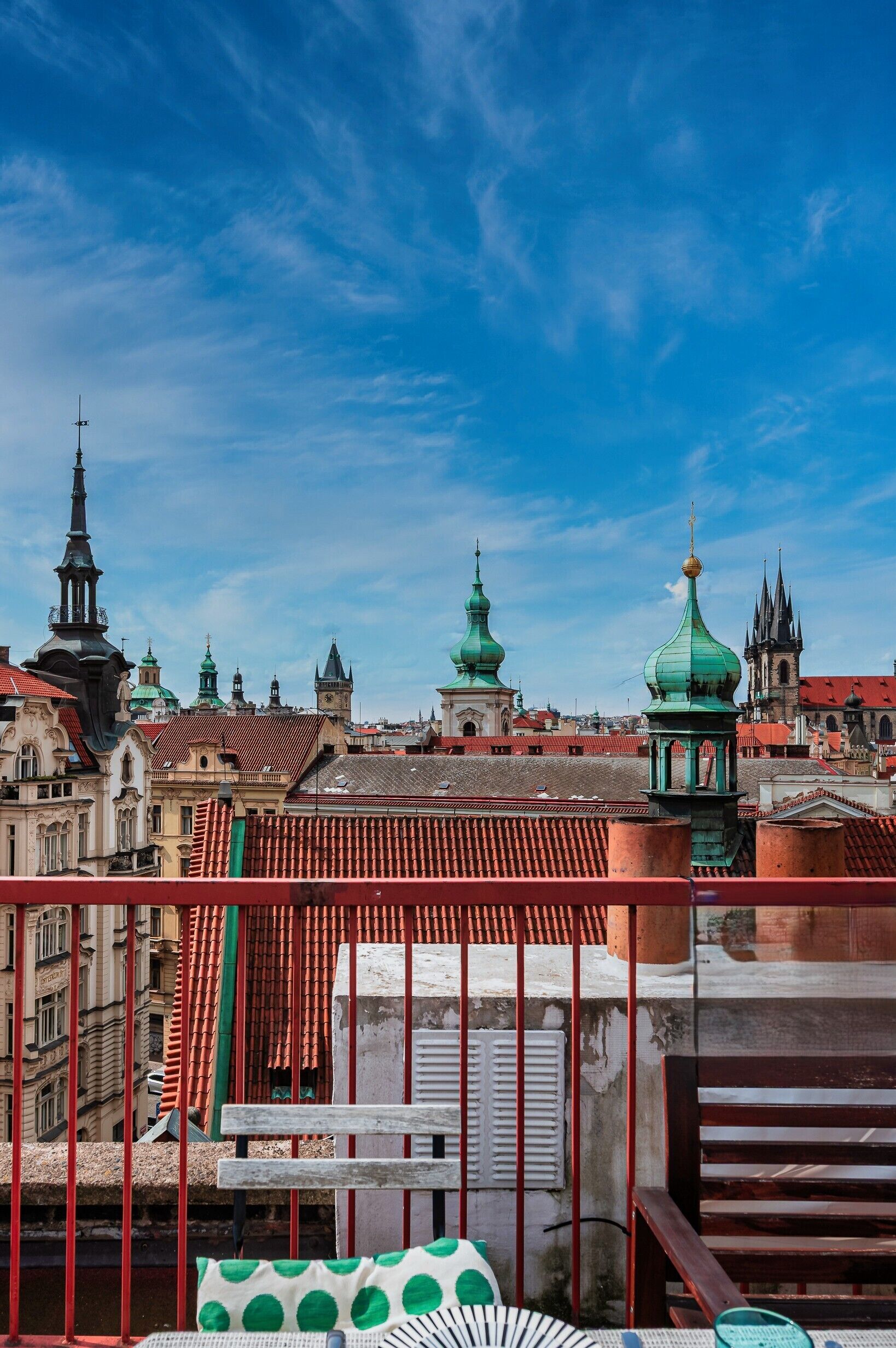 Leilighet – superior, terrasse, byutsikt | Terrasse/patio