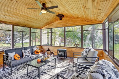 Across from Tetonka Lake: 4-Season Getaway!