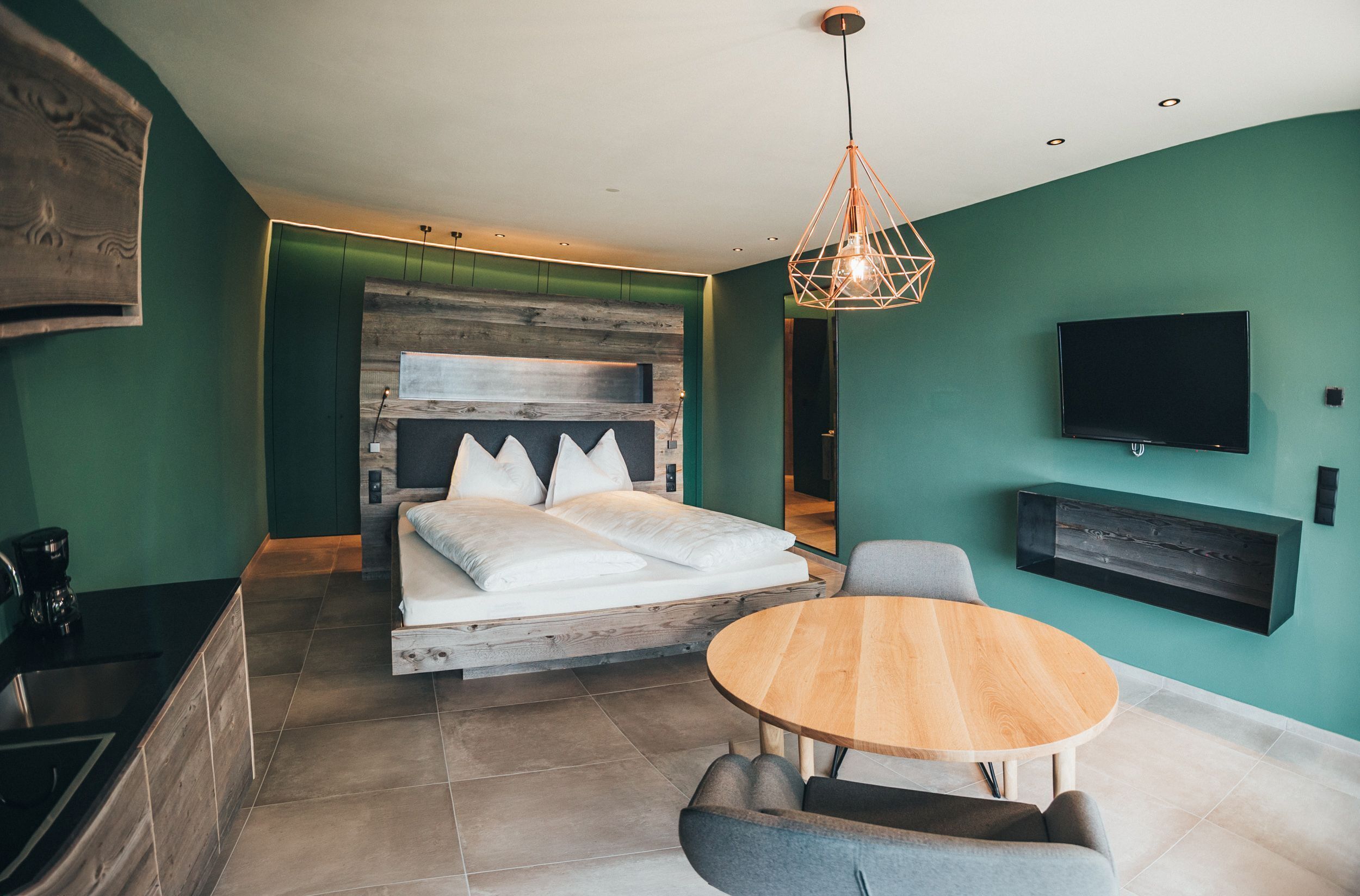 Suite, Bergblick | Wohnbereich