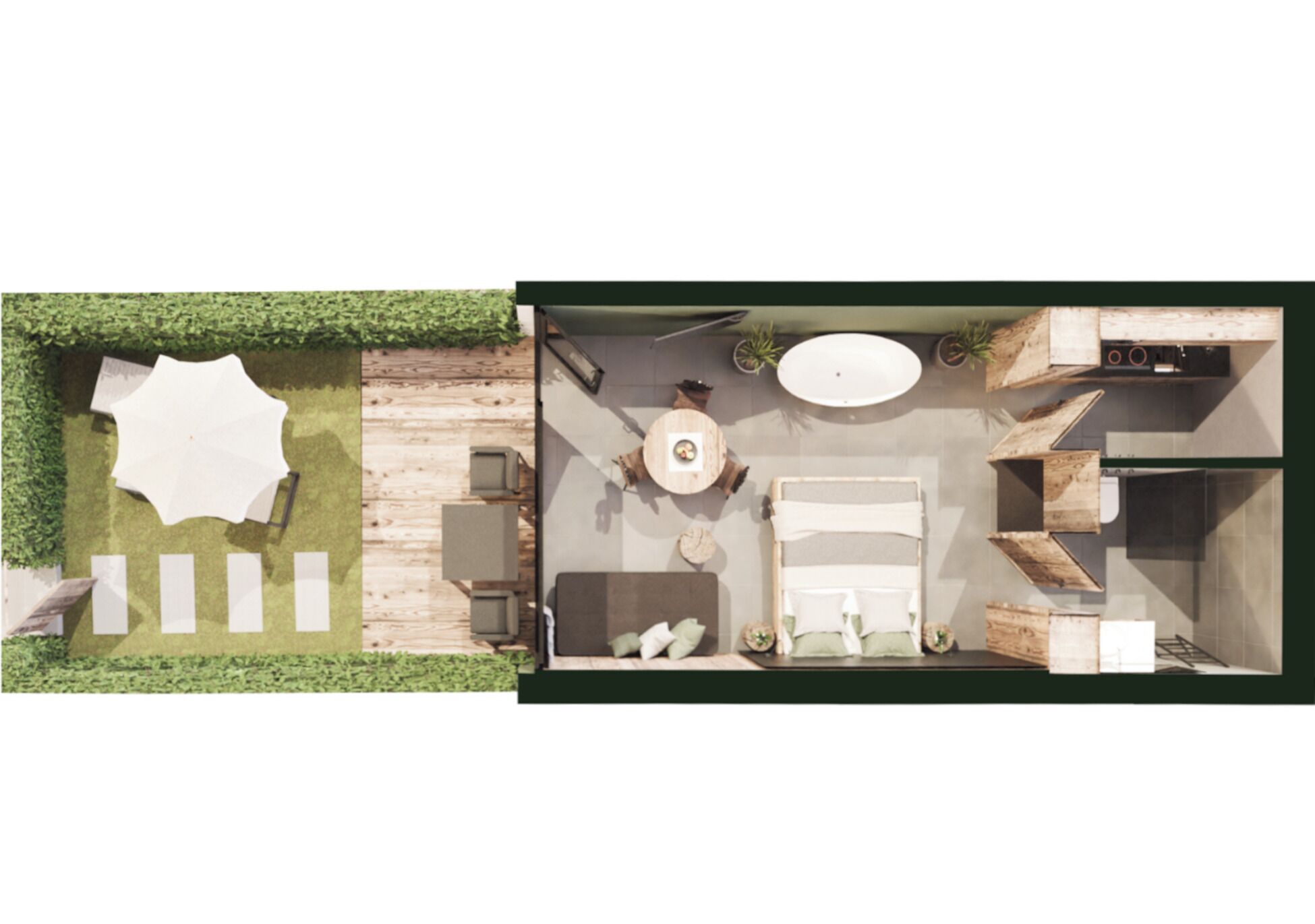 Suite, Bergblick | Wohnbereich | 25-Zoll-LED-Fernseher mit Satellitenempfang, Kinderspielzeug