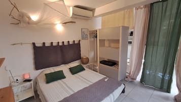 1 soverom, strykejern/-brett, wi-fi (inkludert) og sengetøy