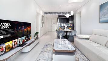 Appartement, vue ville | Salle de séjour