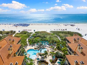 On the beach, beach towels - Gorgeous Beach Views, Clean & Renovated at Hilton Managed Resort (Marco Island)
