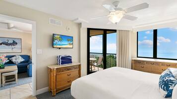 2 bedrooms, in-room safe, iron/ironing board, free WiFi