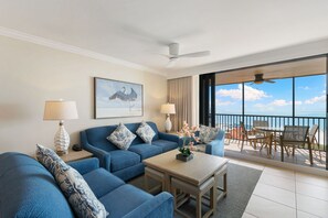 TV, table tennis, books - Gorgeous Beach Views, Clean & Renovated at Hilton Managed Resort (Marco Island)