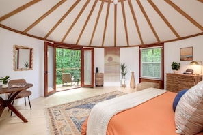 Deluxe-Zelt, Bergblick | Hochwertige Bettwaren, kostenloses WLAN, Bettwäsche