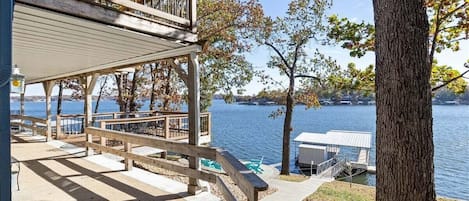 Maison, plusieurs lits, patio (Happy Hour) | Vue sur l’eau