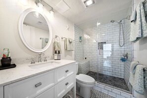 Hair dryer, towels
