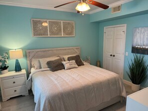 1 bedroom, iron/ironing board, travel crib, WiFi