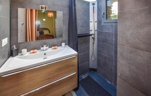 Shower, hair dryer