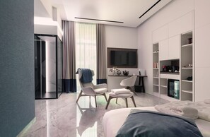 Standard Room, Balcony, City View | In-room safe, desk, laptop workspace, blackout drapes