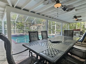 A heated pool - Beautiful Four Bedroom, Three Bathroom Home in Siesta Key (Siesta Key)