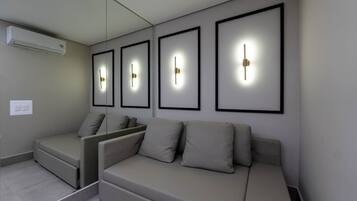 Premium bedding, desk, free WiFi, bed sheets