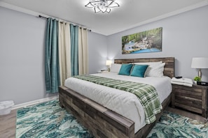 3 多间卧室、熨斗/熨衣板、WiFi、床单