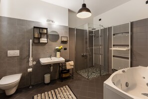 Een douche, een haardroger