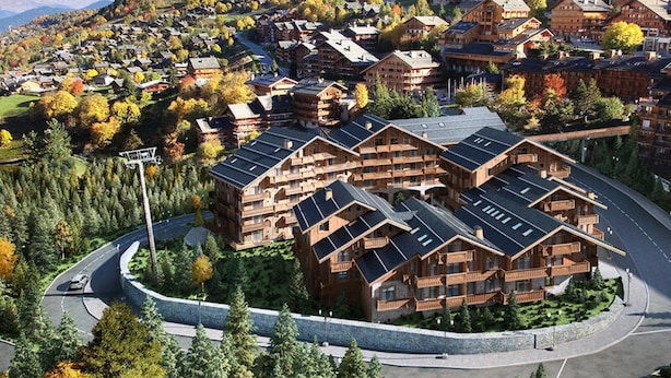 Exterior - Apartment in Meribel With Outdoor Jacuzzi (Les Allues)