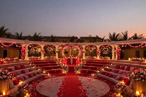 Área de bodas al aire libre
