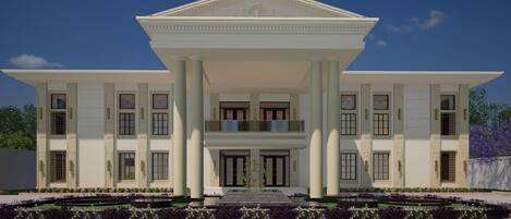 Fassade der Unterkunft