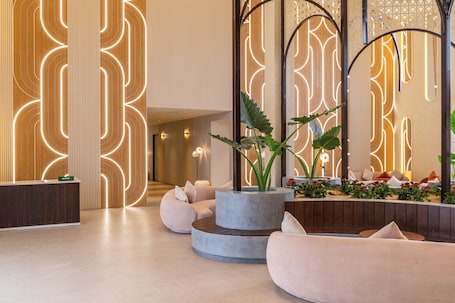 Lobby sitting area. Mangalam Resort and Spa - Member of Absolute Collection
