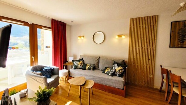 Living area - Apt No. 134 - Ground Floor - Hourquette Building (Bagnères-de-Bigorre)