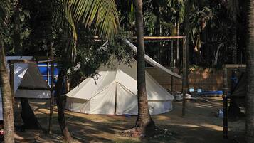 Comfort-Zelt, Strandblick