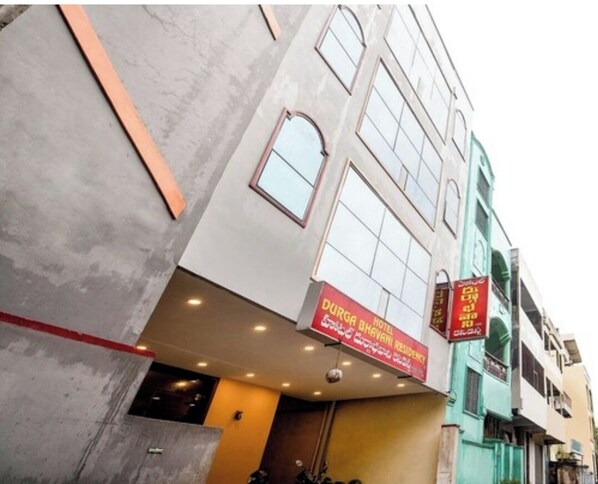 A szálláshely homlokzata