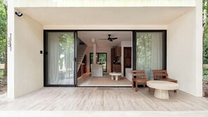 Terrace/patio - Modern Bacalar Lagoon Villa w/ Private Dock+Vistas (Bacalar)