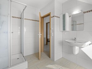 Shower, hair dryer