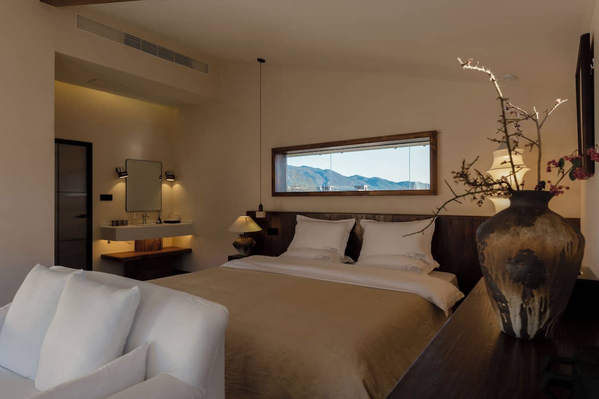 Romantic Double Room, Patio, Hill View | Free WiFi