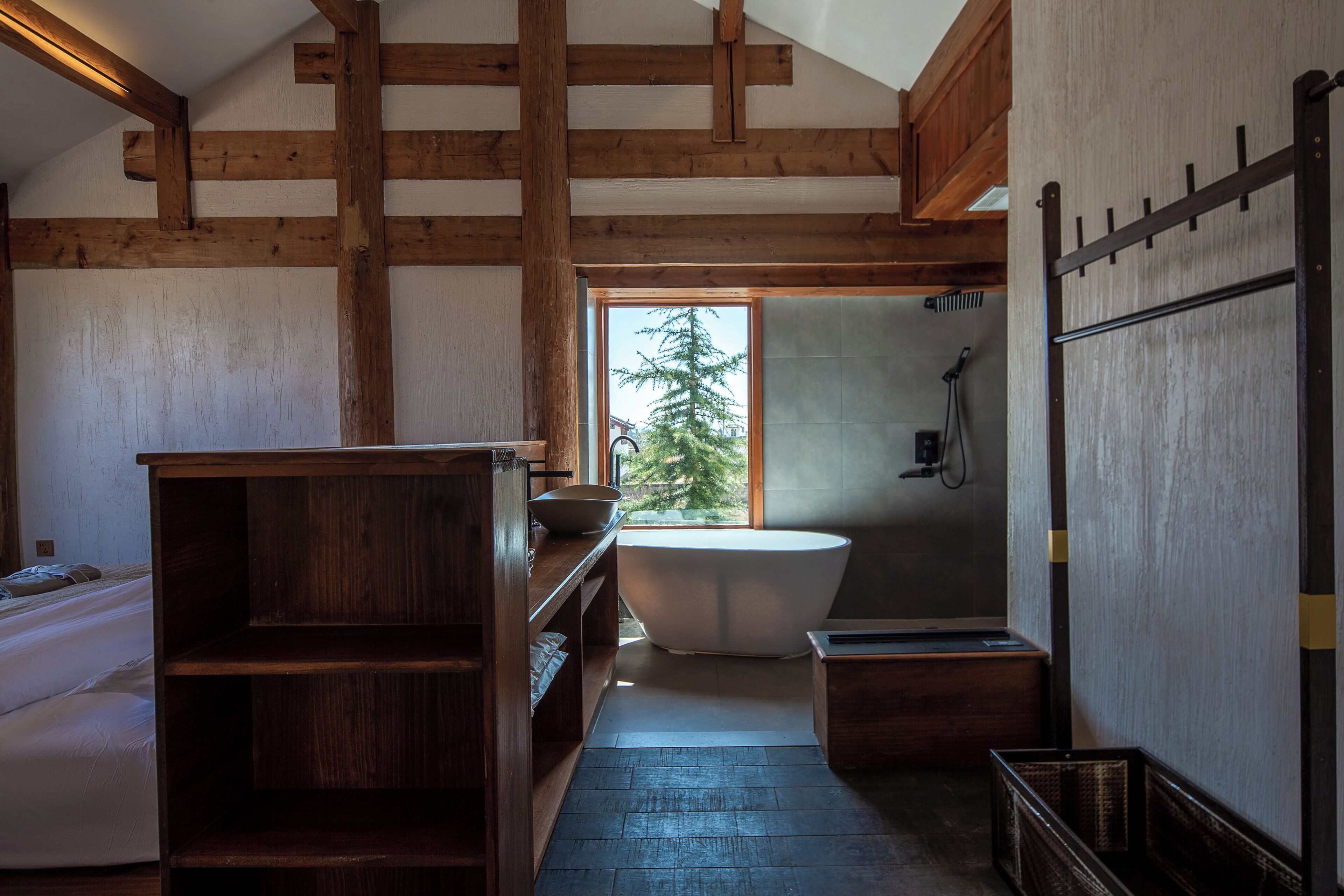 Chambre Simple Sénior, balcon, vue montagne | Literie de qualité supérieure, ameublement personnalisé