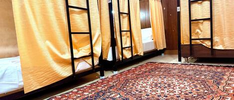 Shared Dormitory, Mixed Dorm | Pillowtop beds, laptop workspace, free WiFi, bed sheets