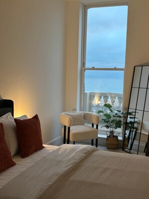 Luxury Apartment, Balcony, Beach View
