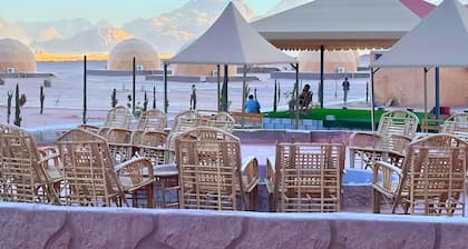 Oasis del desierto en Wadi Rum - Habitación acogedora