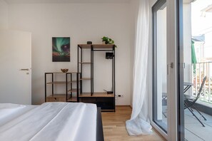 1 غرفة نوم ومكواة/لوح كي وواي فاي وملاءات أسرّة