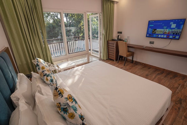 Desk, laptop workspace