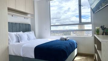 Loft Comfort, vista città | Tende oscuranti, Wi-Fi gratuito