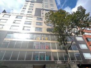 Facciata della struttura