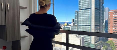 Loft Executive - utsikt mot staden | Mörkläggningsgardiner och gratis wi-fi