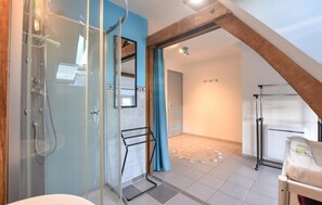 Shower, hair dryer