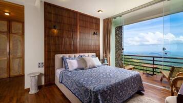 Deluxe dubbelrum - balkong - utsikt mot bergen | Utsikt från rummet