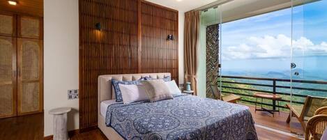 Deluxe-dobbeltværelse - balkon - bjergudsigt | Udsigt fra værelset