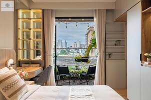 Luxury Apartment, 3 Bedrooms, Non Smoking, City View | Minibar, desk, iron/ironing board, free WiFi