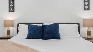 2 slaapkamers, een strijkplank/strijkijzer, wifi, beddengoed