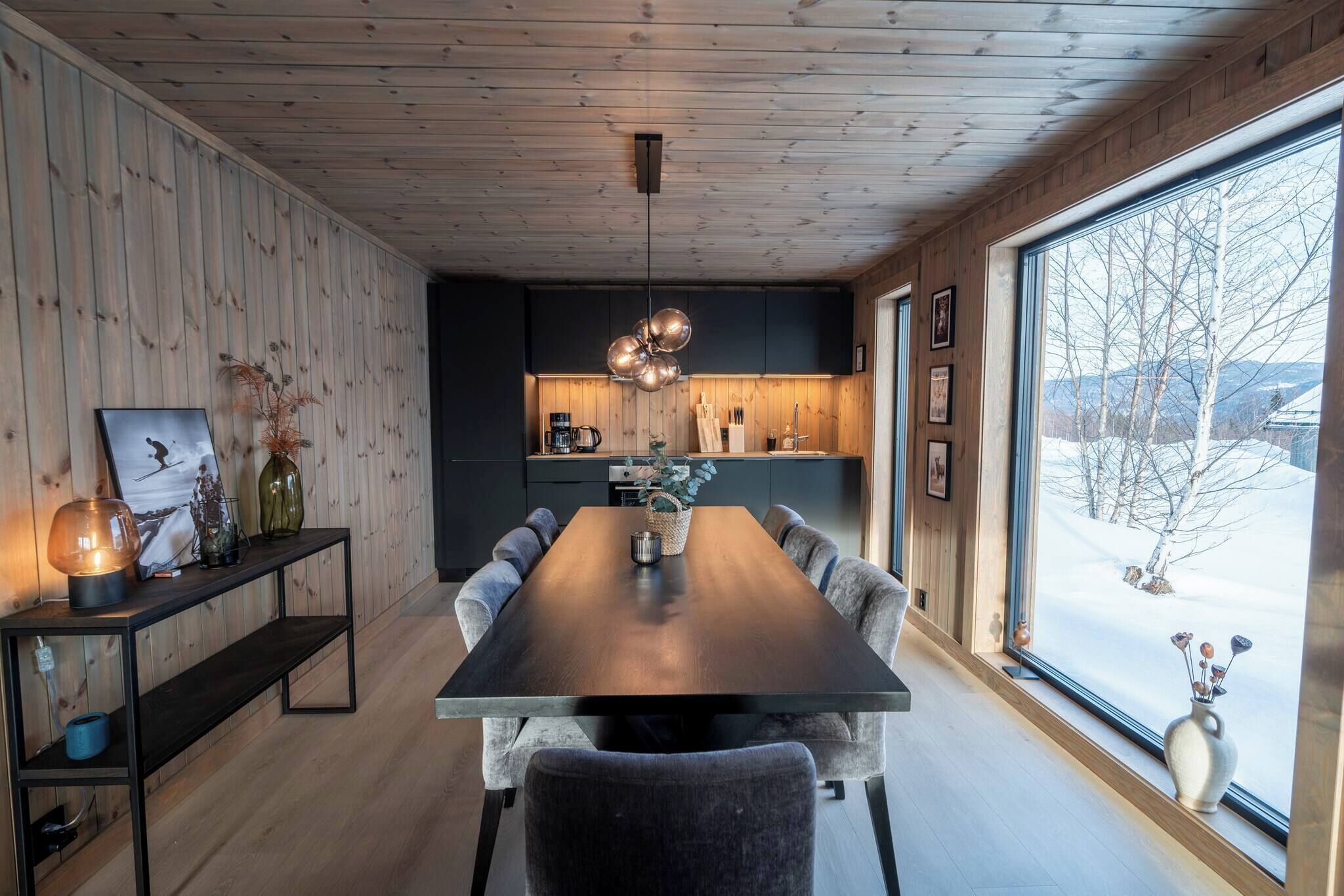 Cabin, 4 Bedrooms, Balcony, Lake View | Dining room