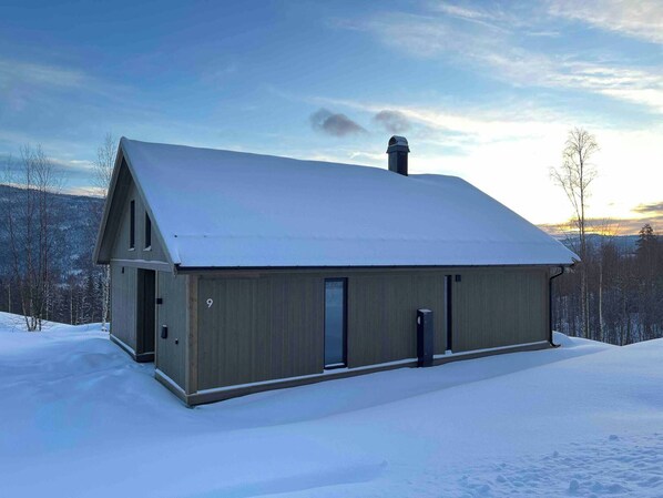 Exterior - Cozy Family Cabin Ski Centre, Shuttle bus (Krodsherad)